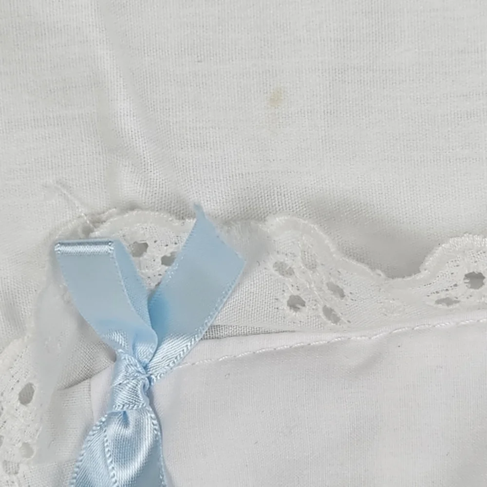 Cassie's Collection Crib Bedding Comforter Embroidered Flowers VTG 46x37 Nursery